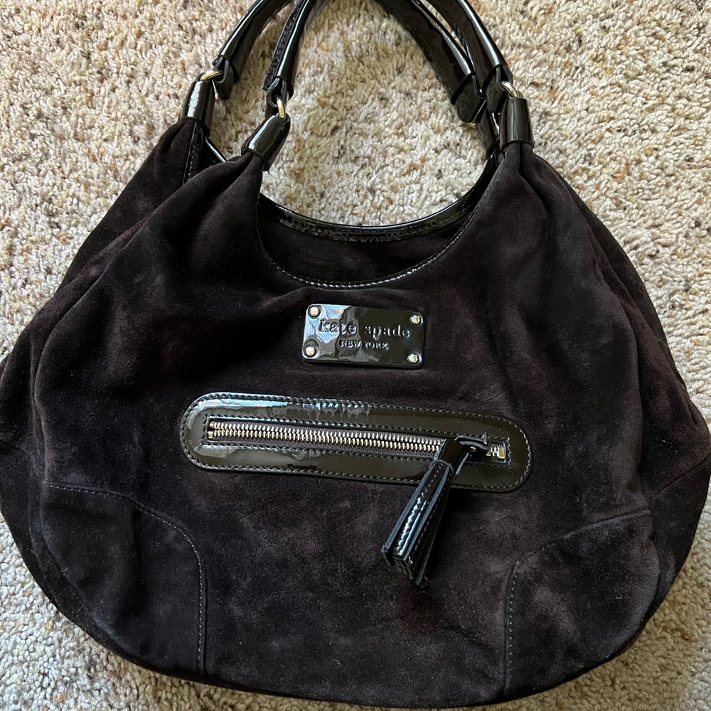 Kate Spade brown suede purse